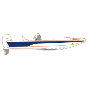 BASS BOAT-Angled Transom