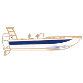 V HULL FISHING-Center Console, Poling Platform