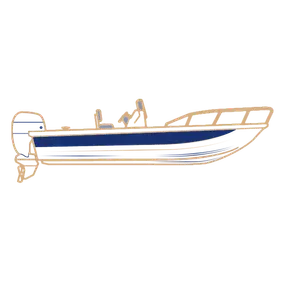 V HULL FISHING -Center Console,High Bow Rails(up to 24")